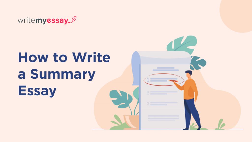 how to do a summary in an essay