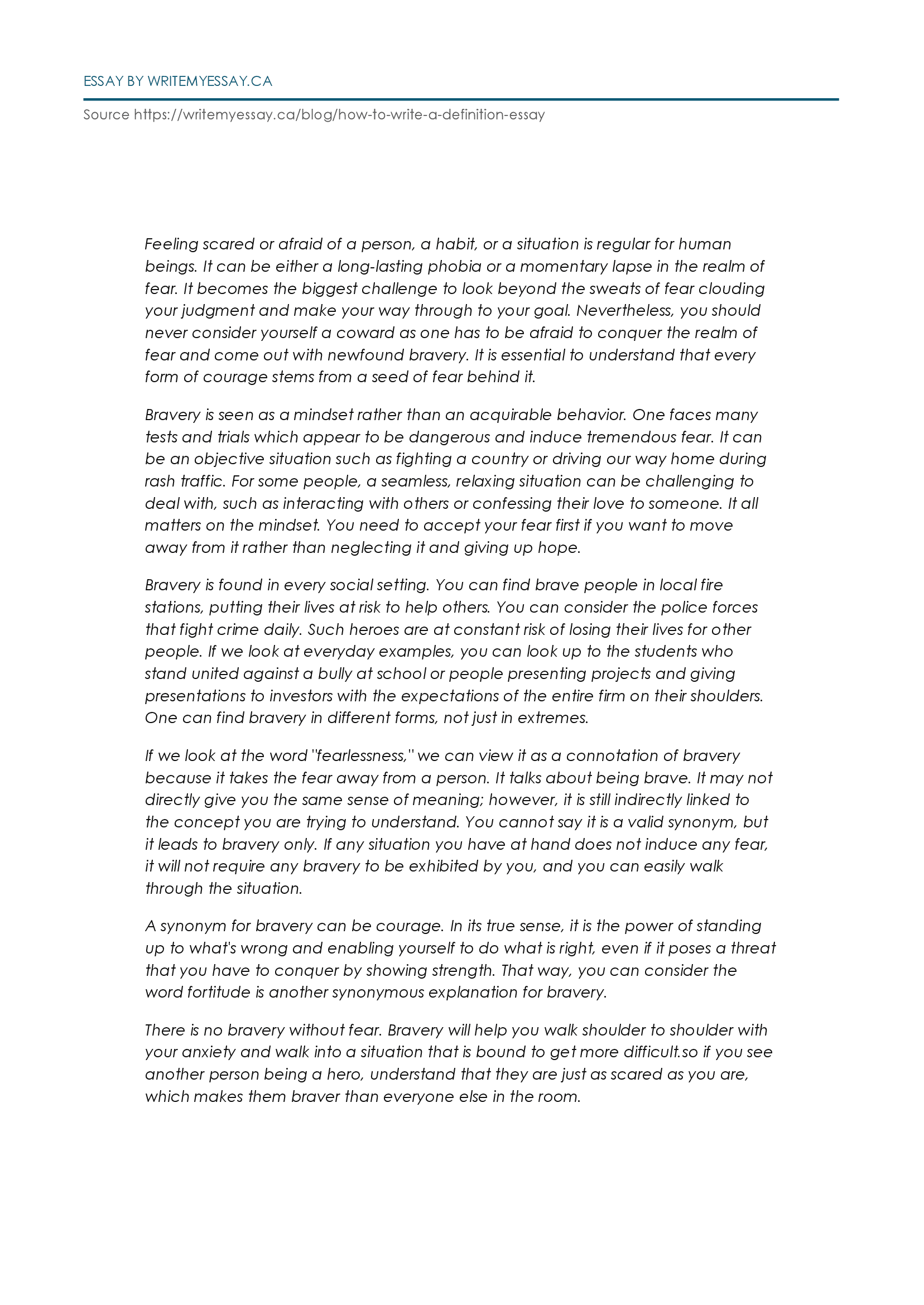 How to Write a Definition Essay